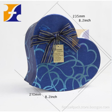 Heart Shaped Flower Packing Box/ Handmade Chocolate Packaing Hat Box Gift Box With lid